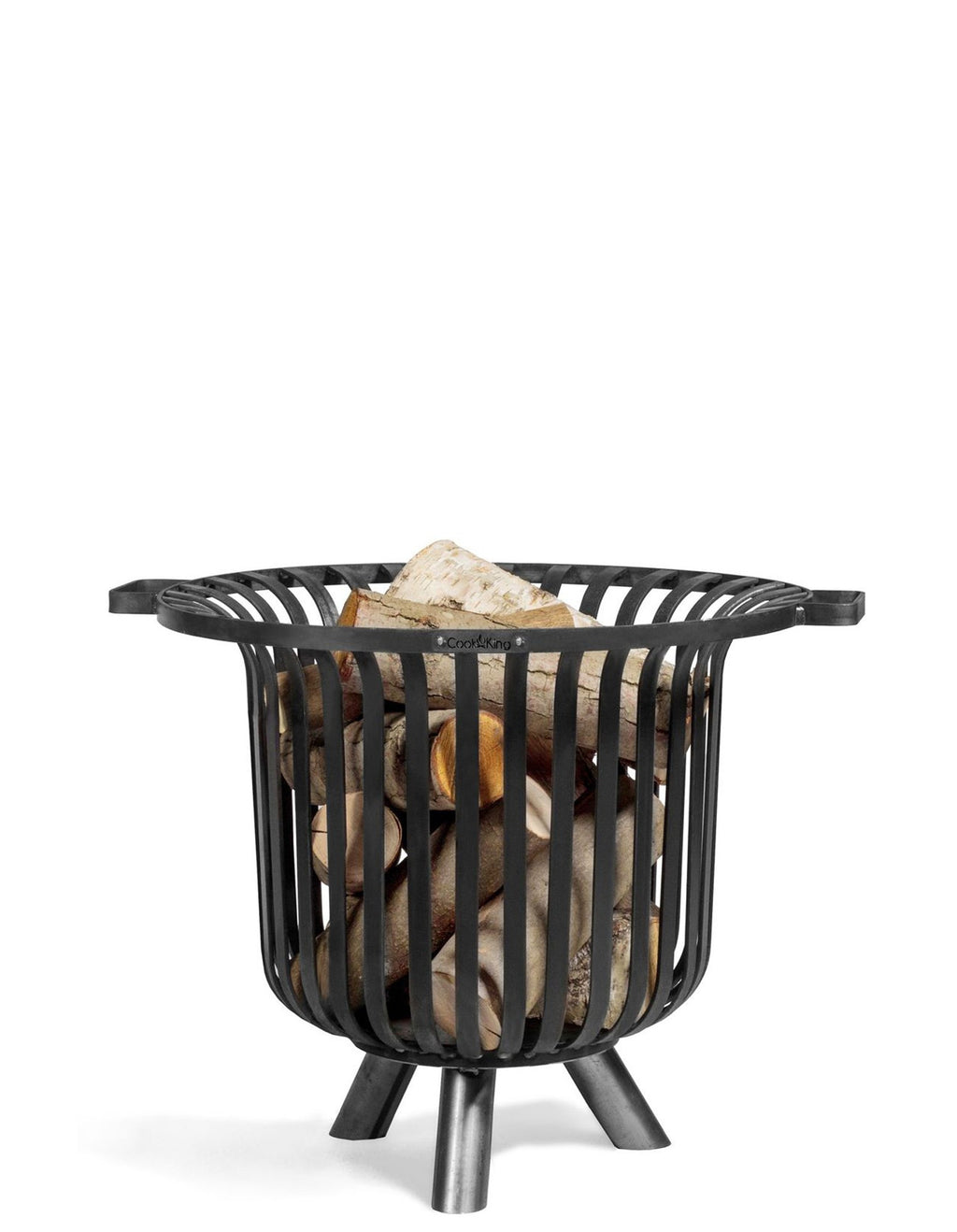 VERONA tulikori musta teräs, 60 x 52 cm