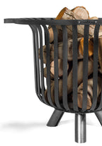 VERONA tulikori musta teräs, 60 x 52 cm