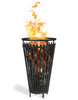 FLAME eldstad, svart stål, 45 x 76 cm