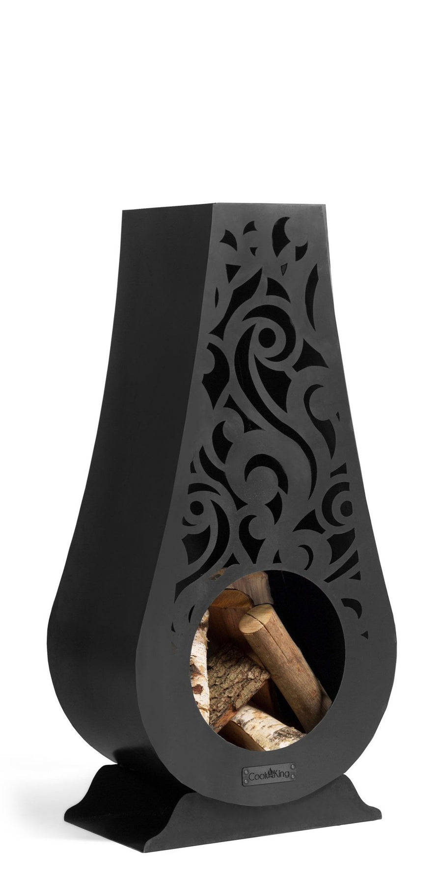 HAWANA utomhusmatta, svart 158 x 40 cm