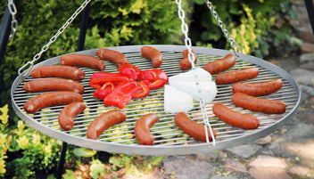 Grillgaller i rostfritt stål, 4 olika storlekar