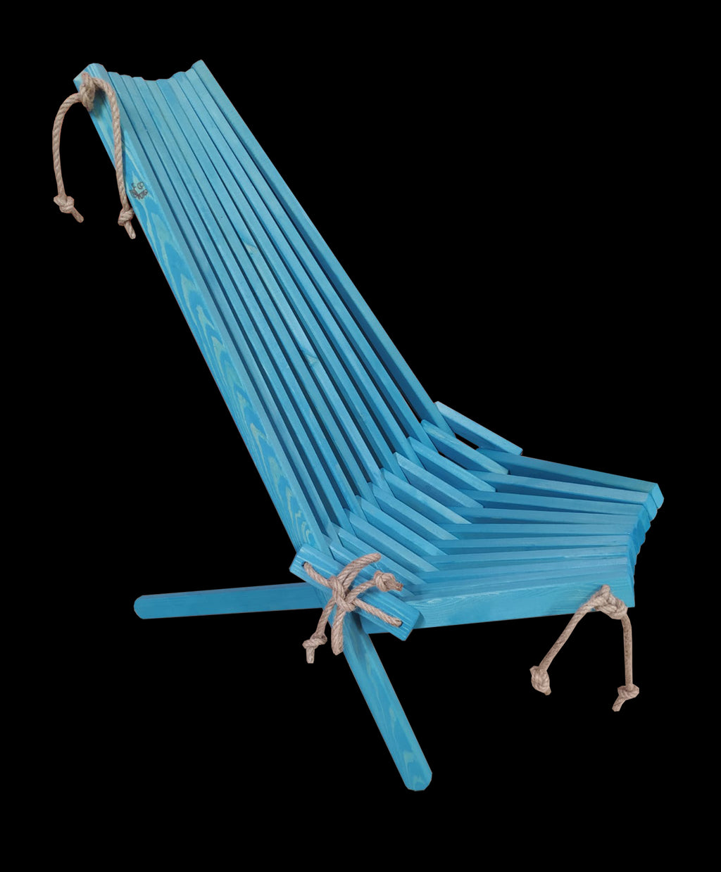 Puutarhatuoli EcoFurn 120 Ekotuoli Mänty Turkoosi