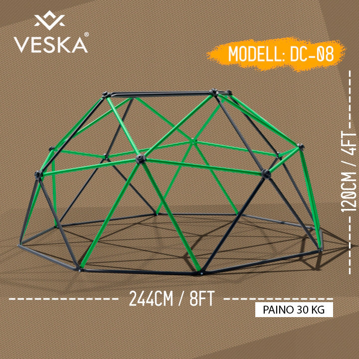 DOME kiipeilyteline 305 cm, useita värejä