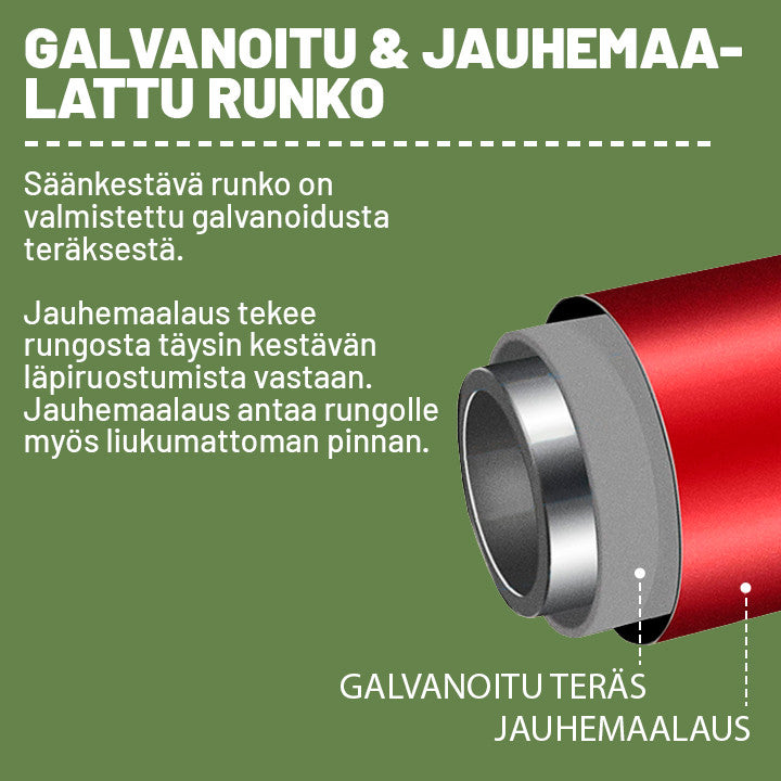 DOME kiipeilyteline 305 cm, useita värejä