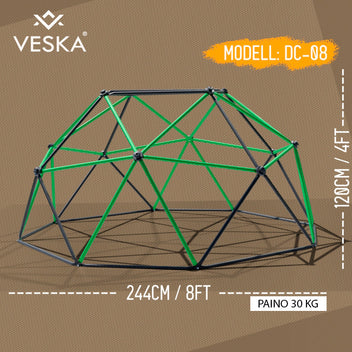 DOME kiipeilyteline 360 cm, useita värejä