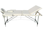 POHJOLAN URHEILUTARVIKE Taitettava Hierontapöytä Premium Alu 3V, 195x70cm, Valkoinen