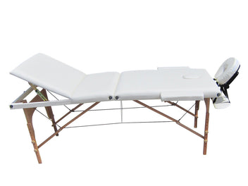 Massagebänk 195 x 68 cm – 3 zoner, 5 cm stoppning, bärväska