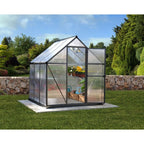 Palram – Canopia | MYTHOS Kasvihuone 3,4m2, Harmaa