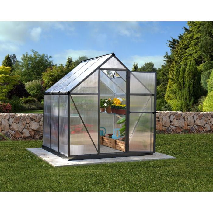 Palram – Canopia | MYTHOS Kasvihuone 3,4m2, Harmaa