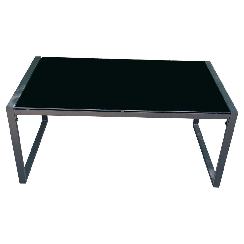 OUTLET! Ulkosohvaryhmä, puutarhasohva + puutarhapöytä, musta Joel - asiakaspalautus, B-laatu. Lue tuotekuvaus!