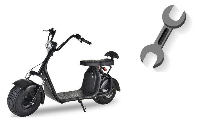 Frambromsmodell: Elektrisk sparkbräda 1000W FAT 2022