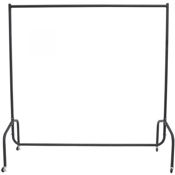 Metallinen vaaterekki pyörillä, max.140 kg – moderni ja tukeva vaateteline kotiin ja liikkeeseen