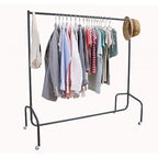 Metallinen vaaterekki pyörillä, max.140 kg – moderni ja tukeva vaateteline kotiin ja liikkeeseen