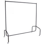 Metallinen vaaterekki pyörillä, max.140 kg – moderni ja tukeva vaateteline kotiin ja liikkeeseen