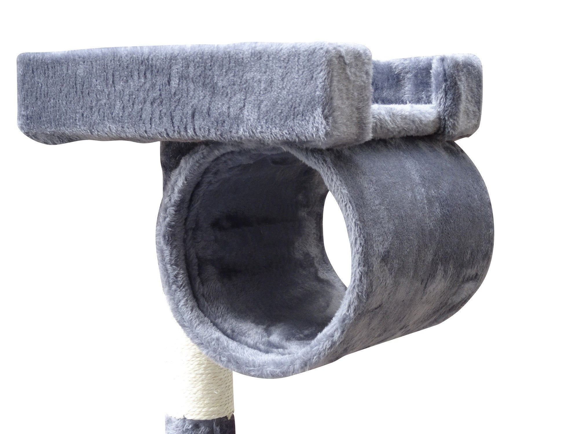 POHJOLAN LEMMIKKITARVIKE Kissan kiipeily-/raapimispuu 141cm, Harmaa