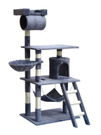 POHJOLAN LEMMIKKITARVIKE Kissan kiipeily-/raapimispuu 141cm, Harmaa
