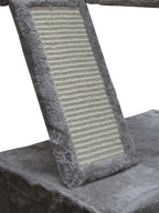 POHJOLAN LEMMIKKITARVIKE Kissan raapimis-/kiipeilypuu 206cm, vaalean harmaa