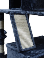 POHJOLAN LEMMIKKITARVIKE Kissojen raapimis-/kiipeilypuu 206 cm, tumman harmaa