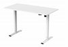 Elektriskt skrivbord 140 x 70 cm – 71–121 cm höjdjustering, 70 kg, vitt