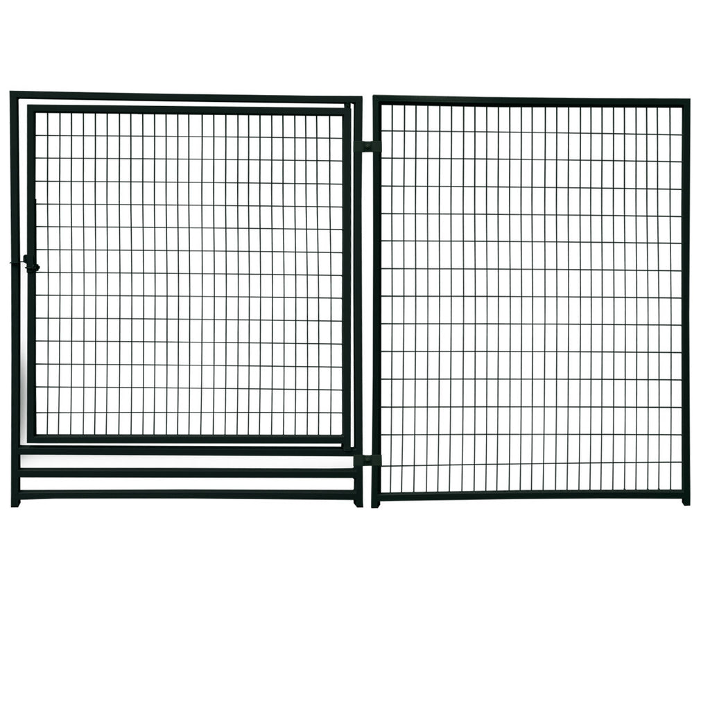 POHJOLAN LEMMIKKITARVIKE Koiratarha / Koira-Aitaus Elementti 3 x 3 x 1,82m / 9m2 Musta