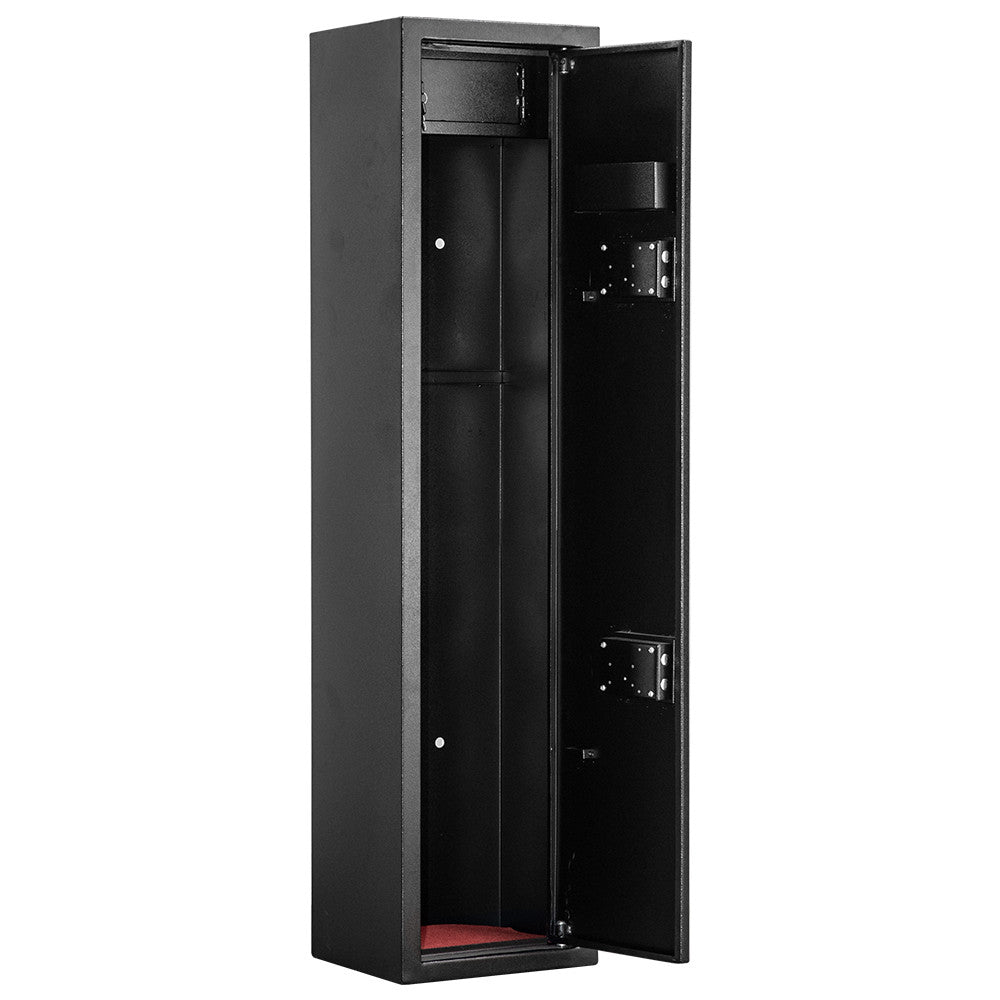 POHJOLAN URHEILUTARVIKE Asekaappi 5 Aseelle 145x35x25cm, Musta