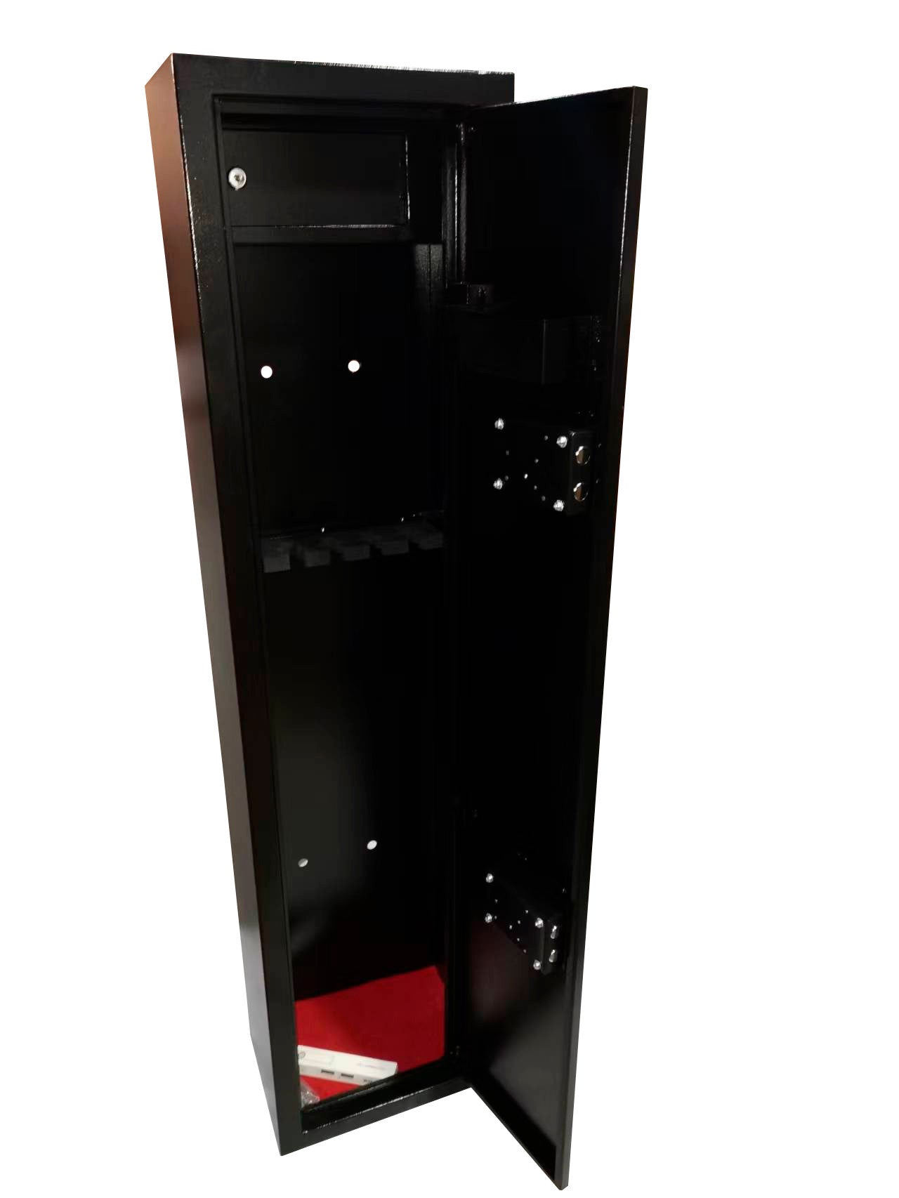 POHJOLAN URHEILUTARVIKE Asekaappi 5 Aseelle 145x35x25cm, Musta