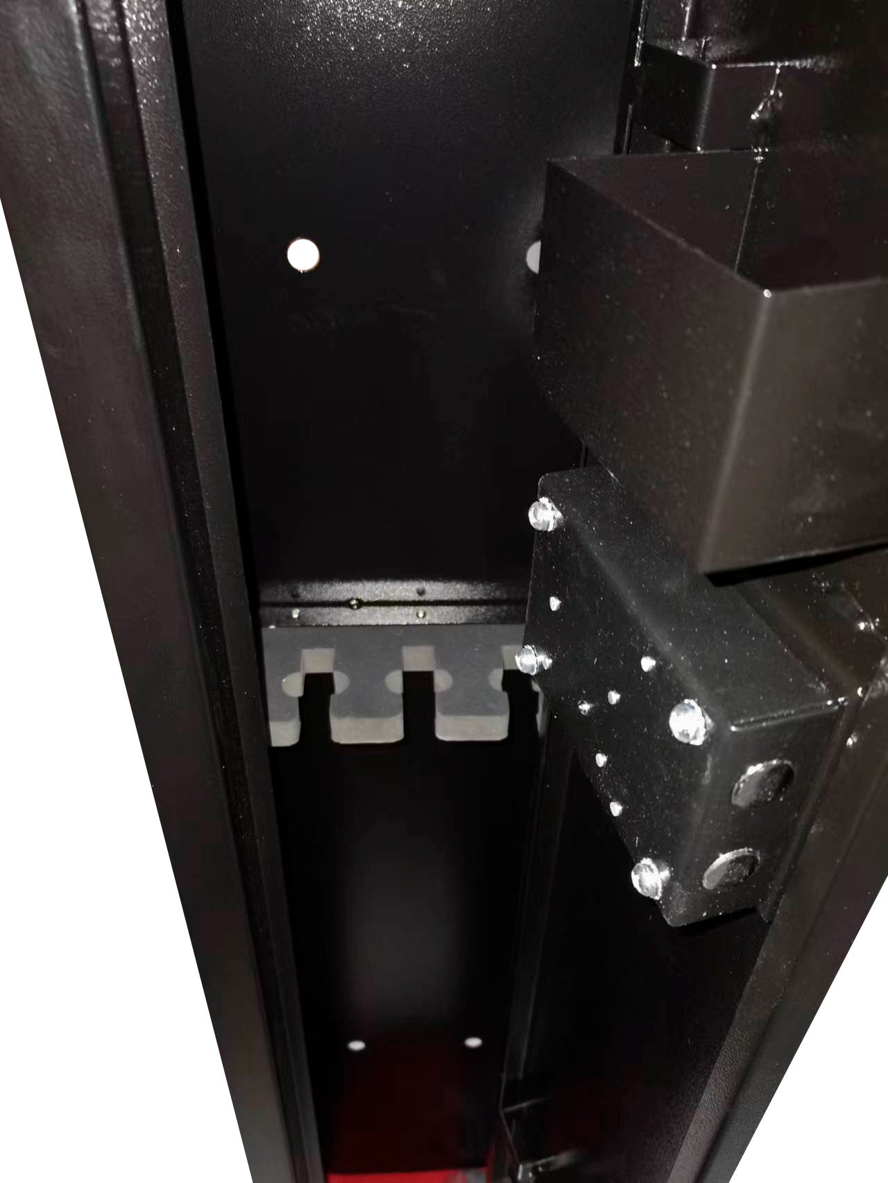 POHJOLAN URHEILUTARVIKE Asekaappi 3 Aseelle 145x24.5x20.5cm, Musta