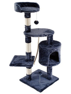 POHJOLAN LEMMIKKITARVIKE Kissan raapimis-/kiipeilypuu 112 cm, tumman harmaa