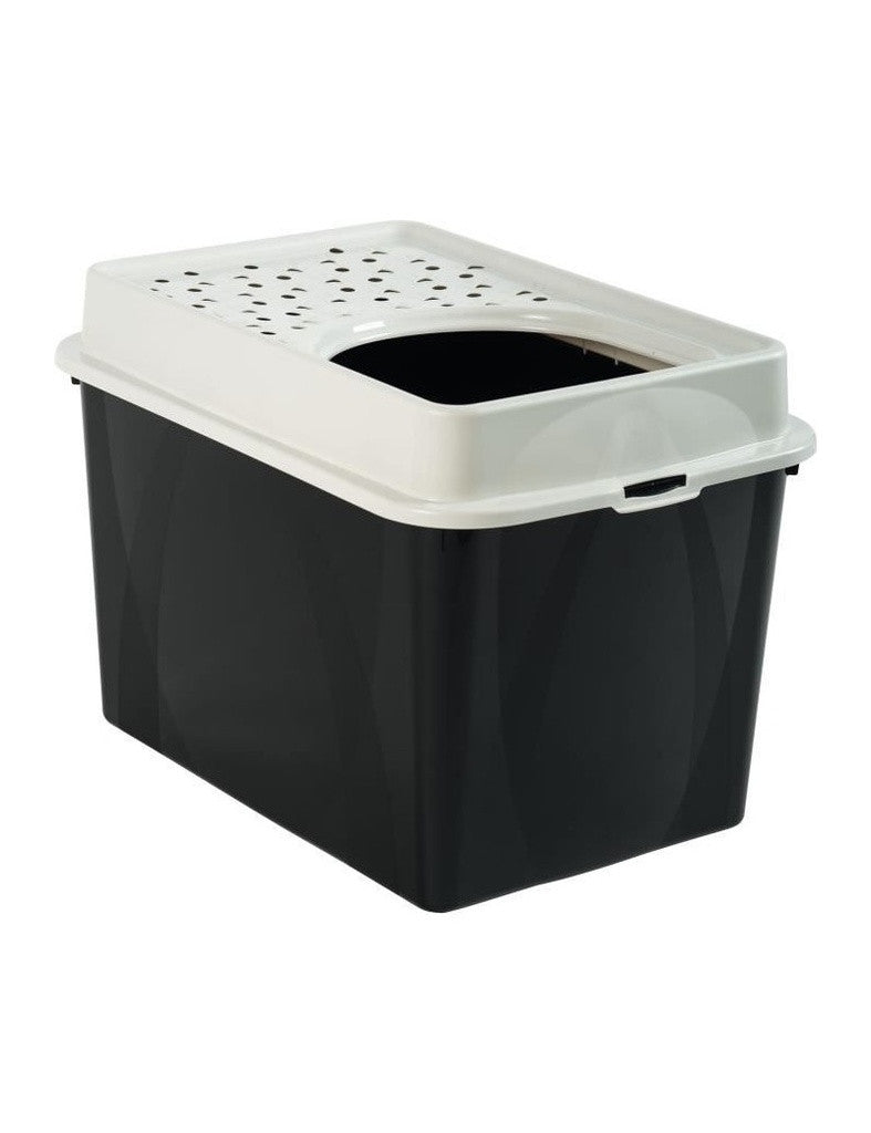 MyPet Berty kissanhiekkalaatikko/kissanvessa hop-in päältä kuljettava musta