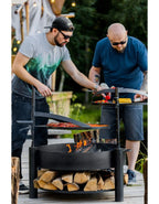 MONTANA X ulkotulisija musta teräs