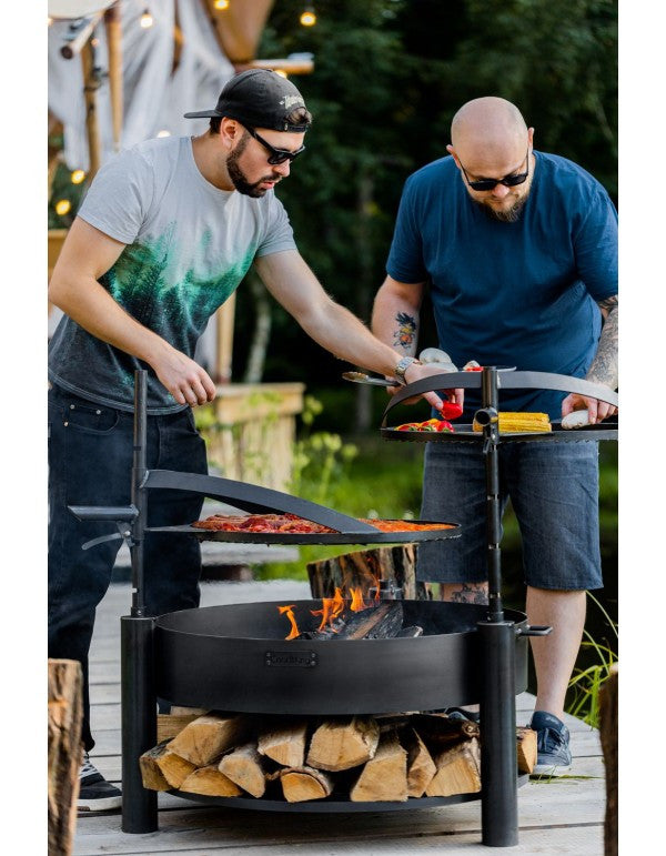 MONTANA X ulkotulisija musta teräs