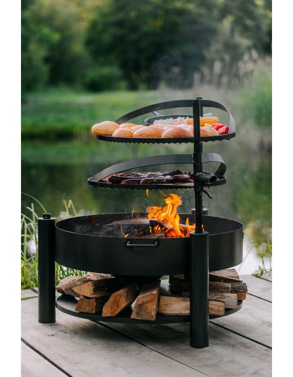 MONTANA X ulkotulisija musta teräs