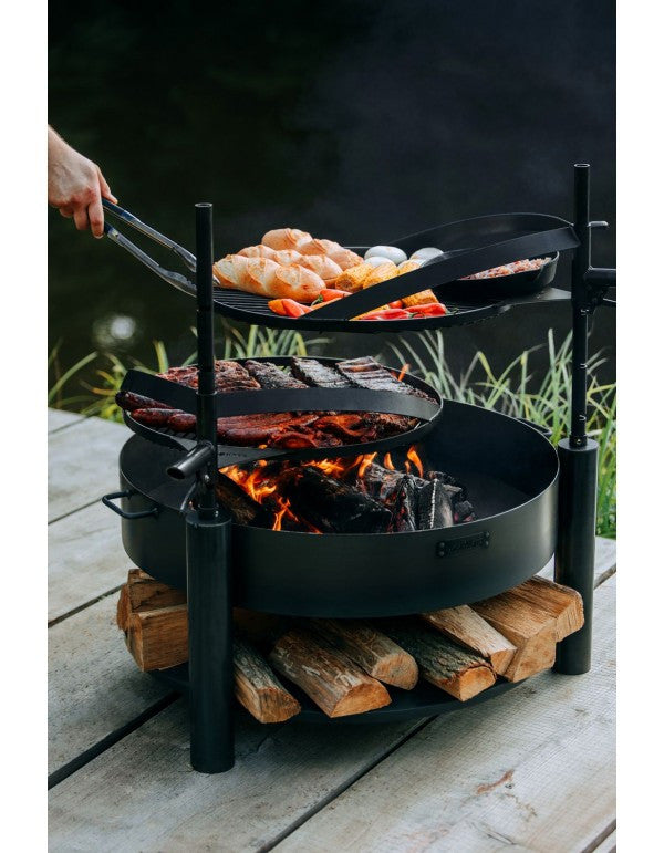 MONTANA X ulkotulisija musta teräs