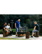 MONTANA X ulkotulisija musta teräs