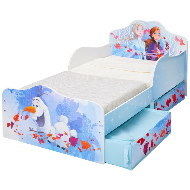Disney Frozen Lastensänky laatikoilla
