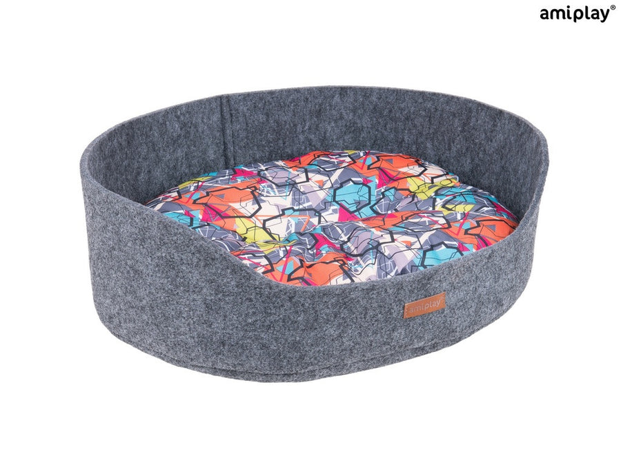 Amiplay Hygge 2in1 koiran huopakori M, koko 54x46x19cm