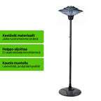 Terassilämmitin / Parvekelämmitin Jalalla 1500W IP34