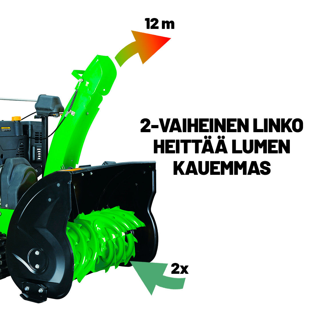 Snöslunga 4,8 kW / 212 cc – elstart, tvåstegs, 62 cm arbetsbredd