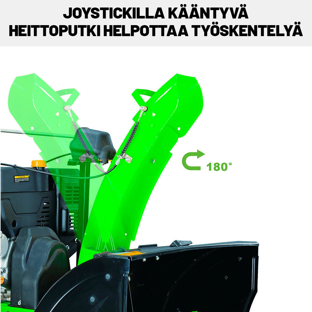 Snöslunga 4,8 kW / 212 cc – elstart, tvåstegs, 62 cm arbetsbredd