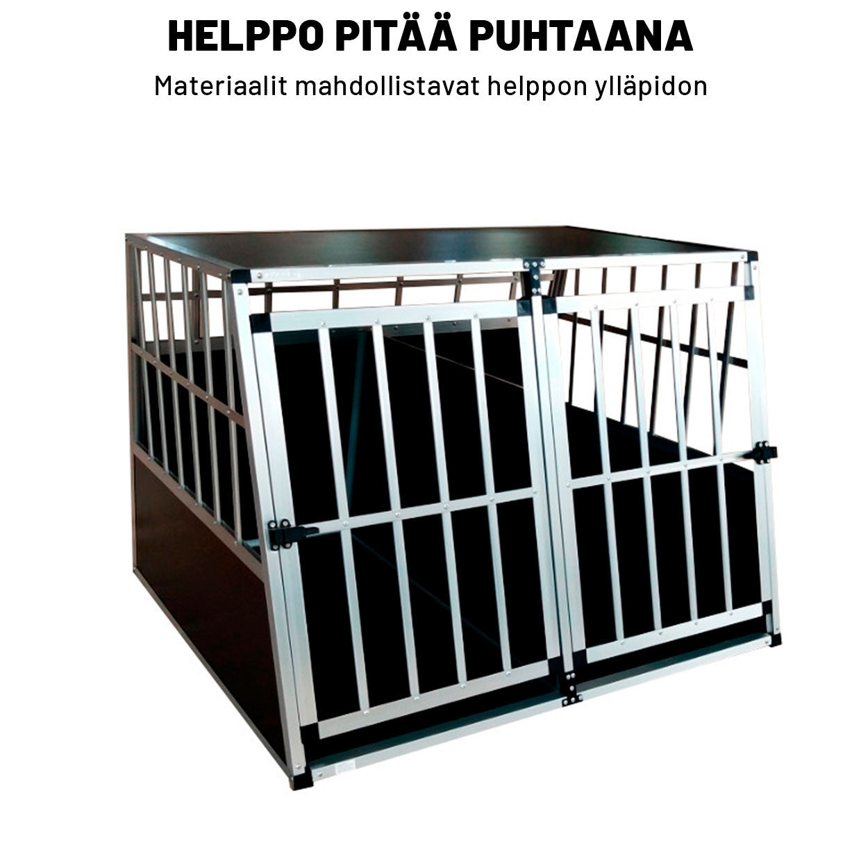 OUTLET! POHJOLAN LEMMIKKITARVIKE Koiran Kuljetushäkki Autoon Alu XL, LUE KUVAUS!