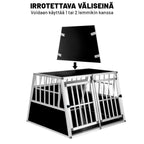 OUTLET! POHJOLAN LEMMIKKITARVIKE Koiran Kuljetushäkki Autoon Alu XL, LUE KUVAUS!