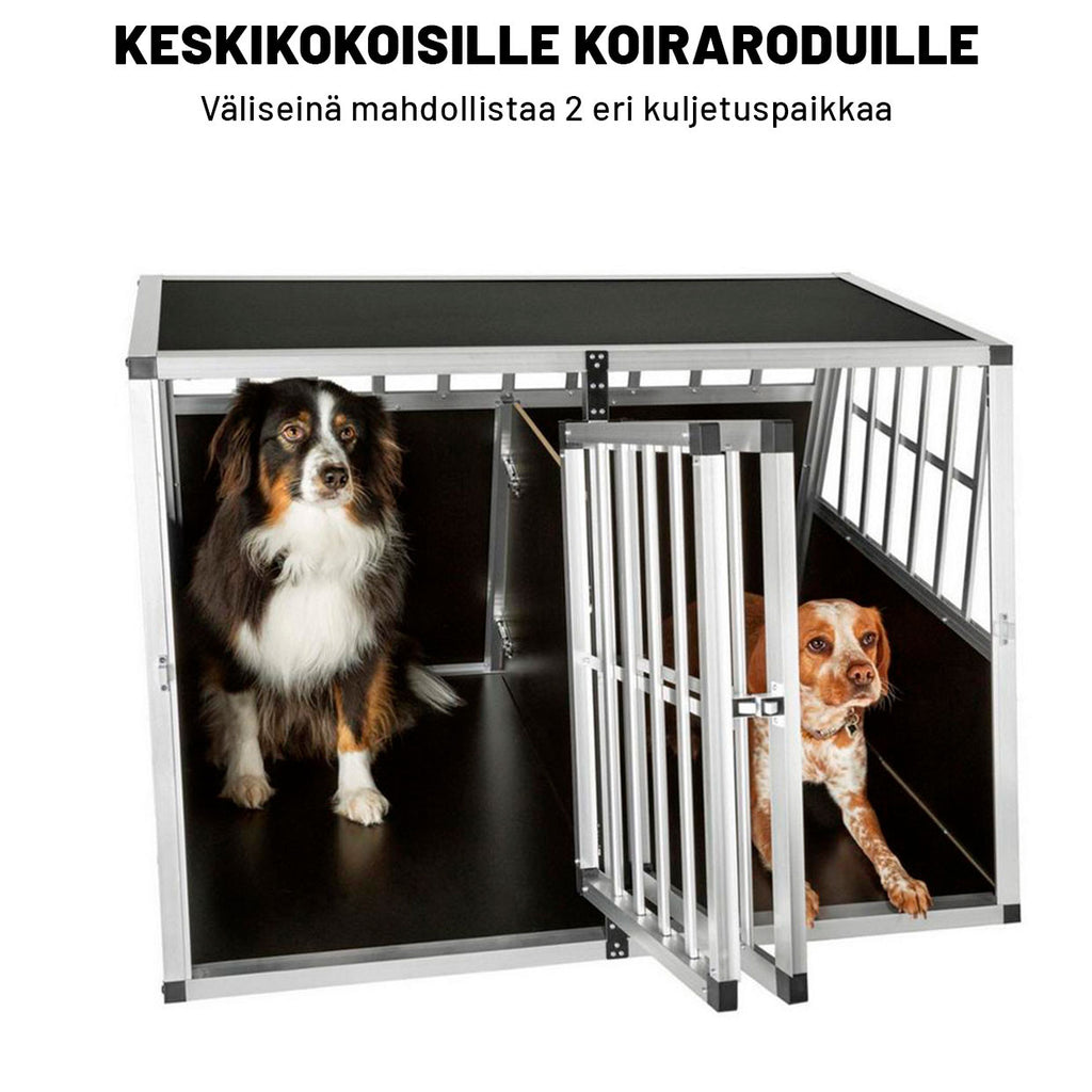 OUTLET! POHJOLAN LEMMIKKITARVIKE Koiran Kuljetushäkki Autoon Alu XL, LUE KUVAUS!
