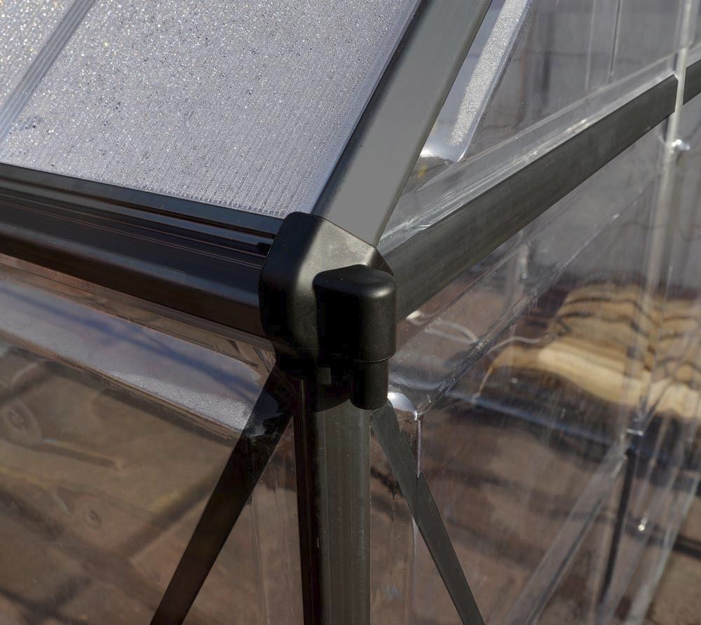 Palram – Canopia | HYBRID Kasvihuone + sokkeli 3,4m2, Harmaa