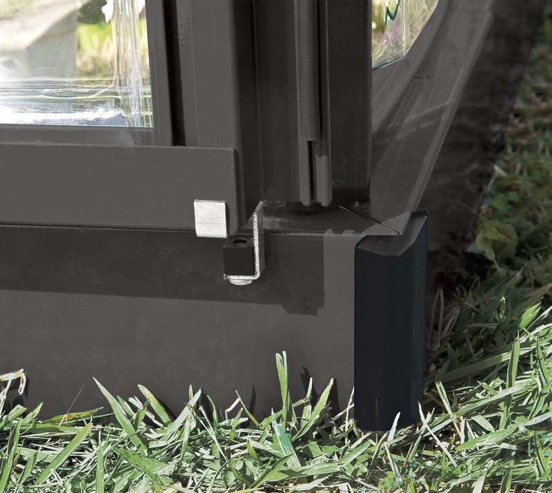 Palram – Canopia | HYBRID Kasvihuone + sokkeli 3,4m2, Harmaa