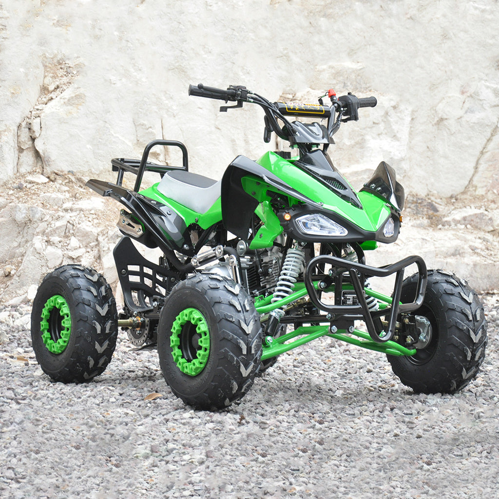 POHJOLA MOTORS Minimönkijä 110CC 1+1, musta-vihreä