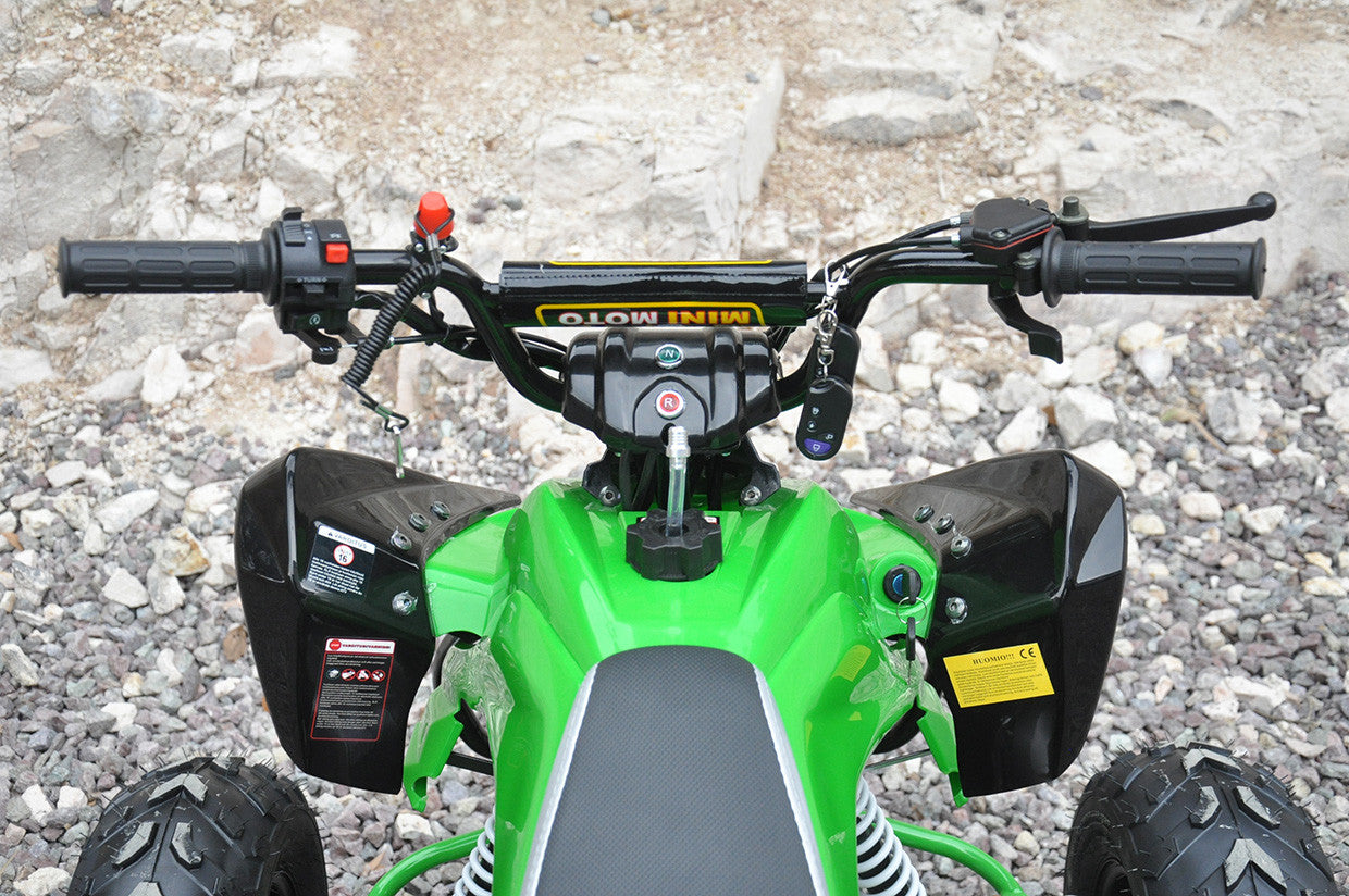 POHJOLA MOTORS Minimönkijä 110CC 1+1, musta-vihreä