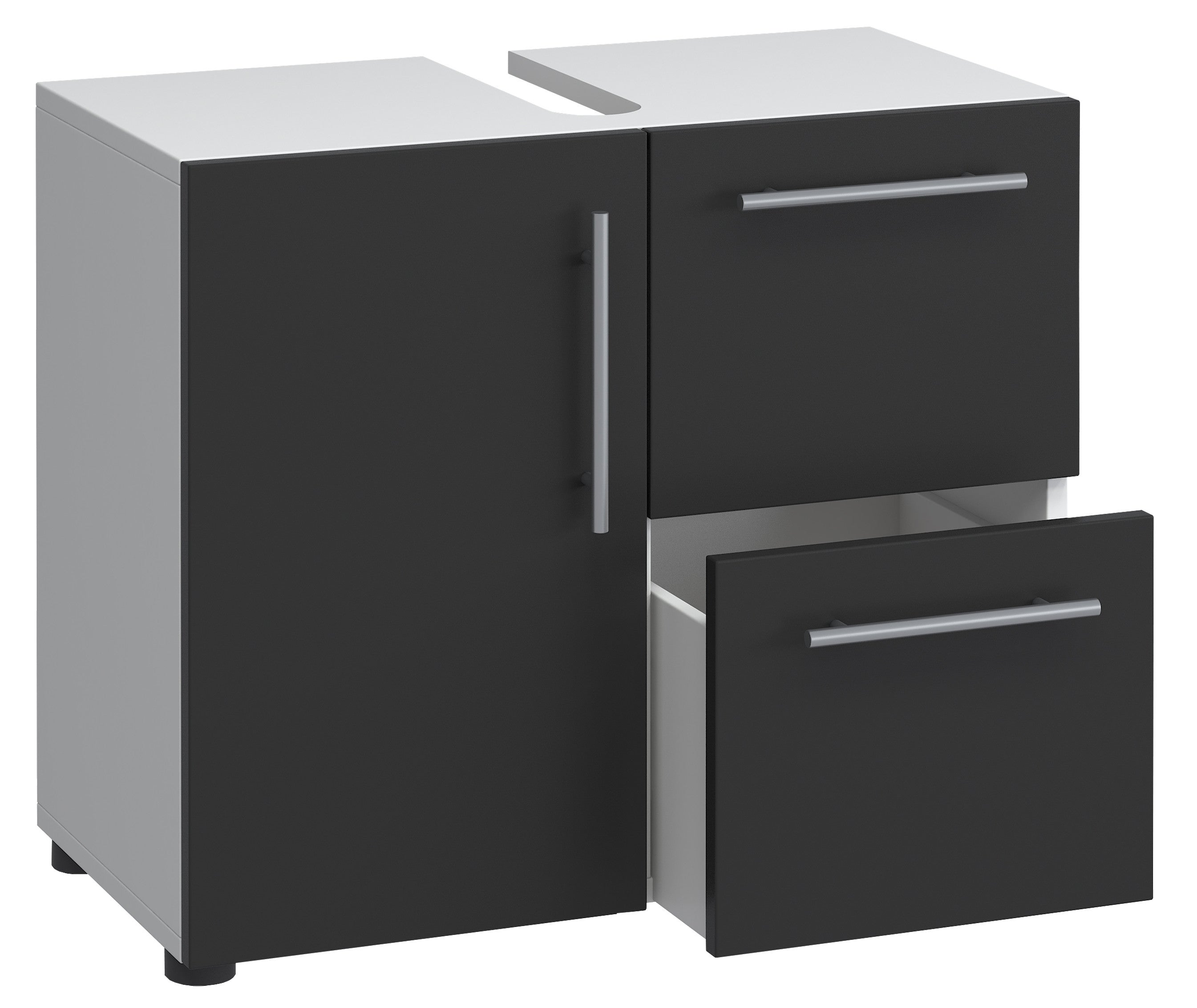 Allaskaappi Flandu, Valkoinen/Musta