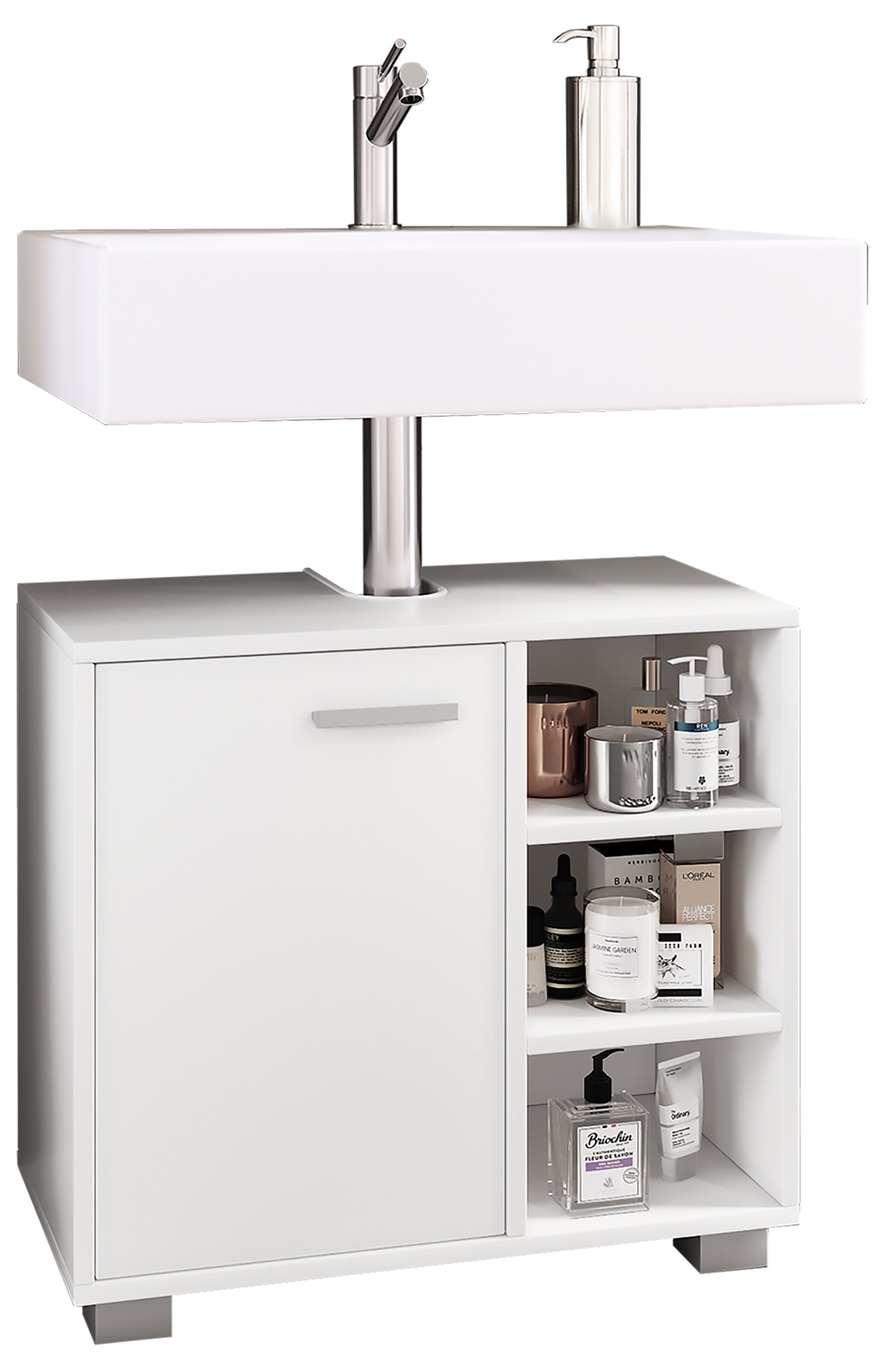 Allaskaappi Zalo L, Valkoinen