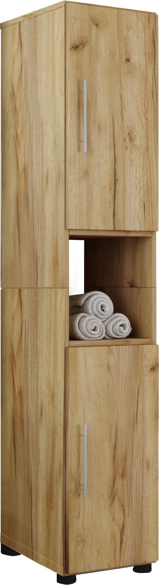 Korkea säilytyskaappi Flandu, Tammihunaja