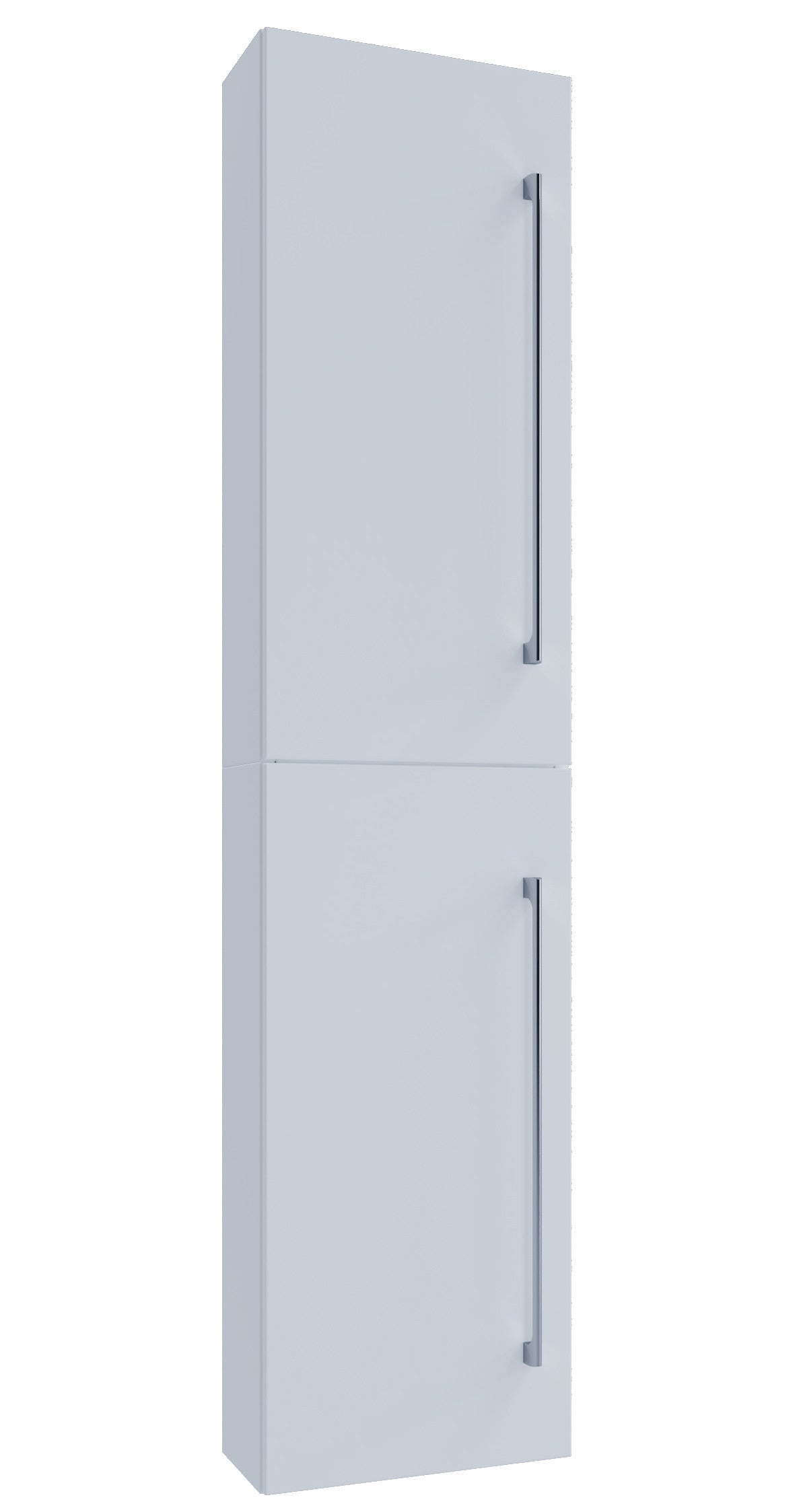 Korkea säilytyskaappi isolla ovella VCB 6, Valkoinen